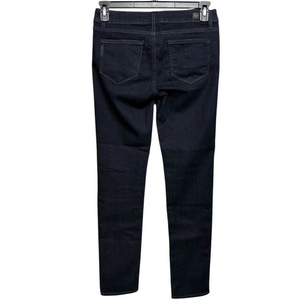 Paige Skyline Ankle Skinny Jeans Dark Wash Women's Size 28 Premium Denim‎